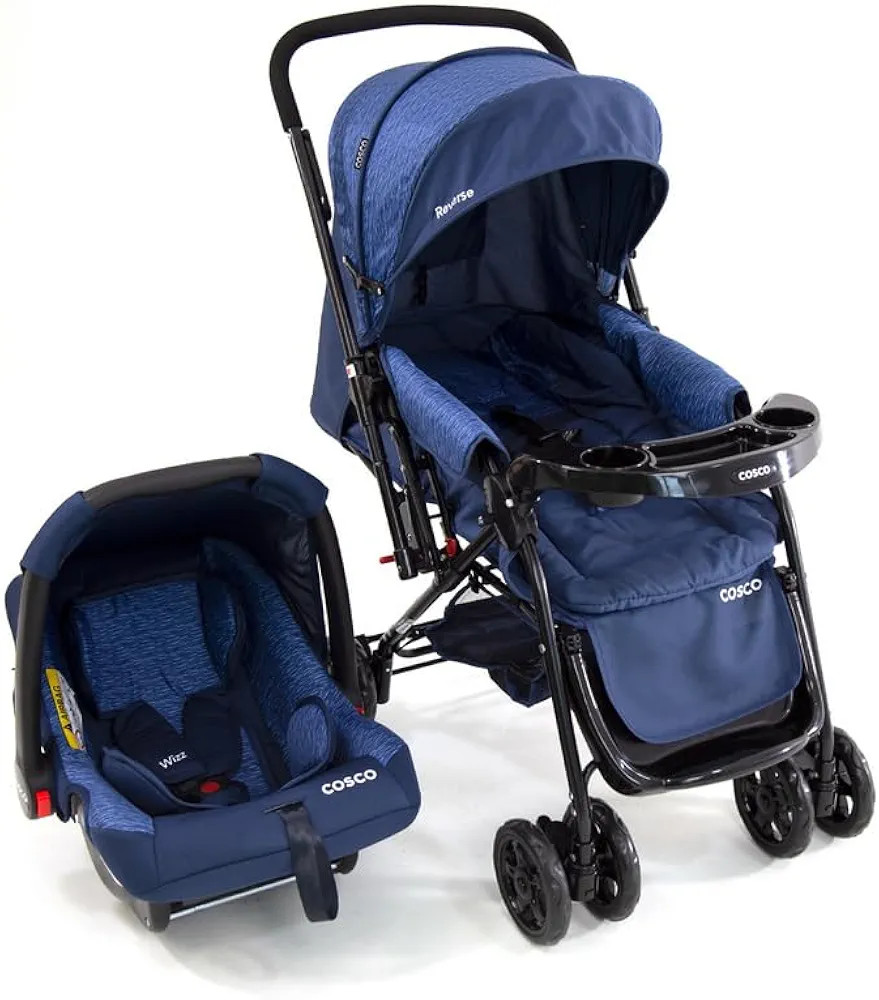 Cosco Kids, Travel System Reverse, Azul Rajado | Amazon (BR)