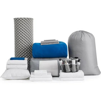 DormCo Packs 19 Piece Upgraded College Dorm Luxury Bedding Package | Wayfair North America