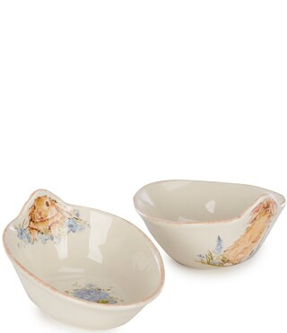 Bunny Floral Egg Bowls, Set of 2 | Dillard's