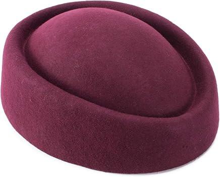 Lawliet Cocktail Fascinator Wool Pillbox Hat
        Air Hostesses, Base, Millinery Making, A139 | Amazon (US)