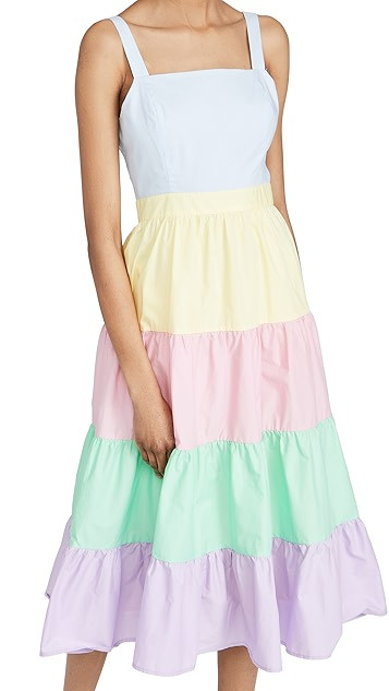 Colorblock Midi Dress | Shopbop