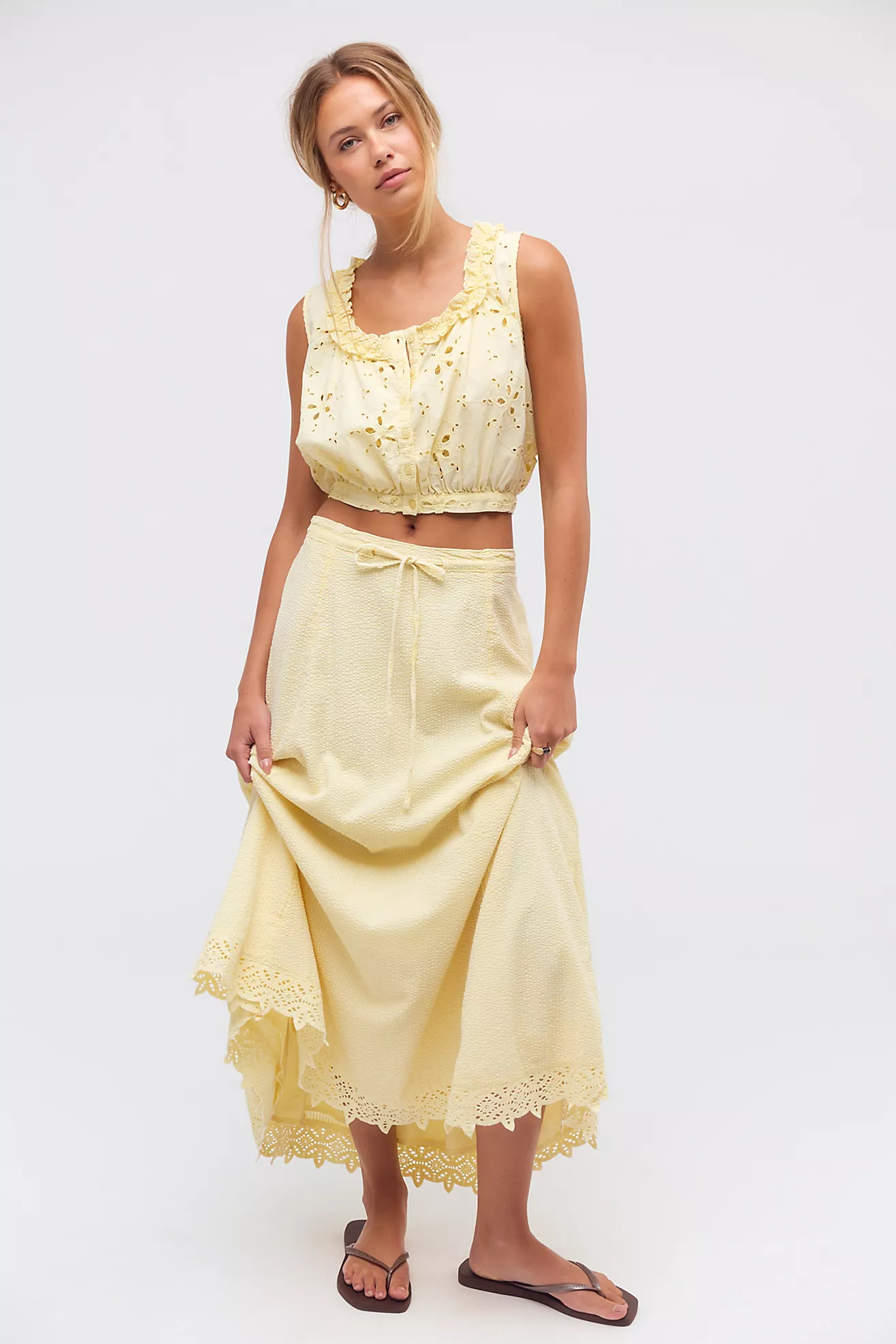 Madelyn Cotton Maxi Skirt Set | Free People (Global - UK&FR Excluded)