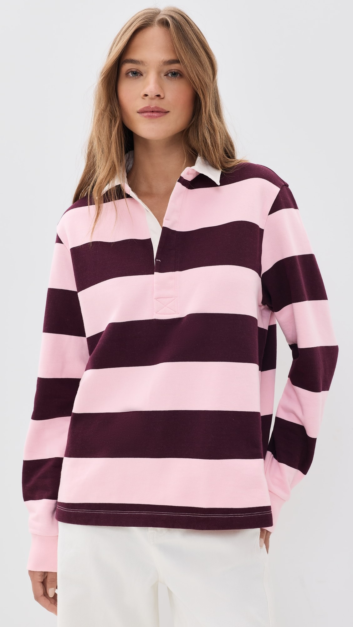 SKIMS Long Sleeve Polo | Shopbop | Shopbop