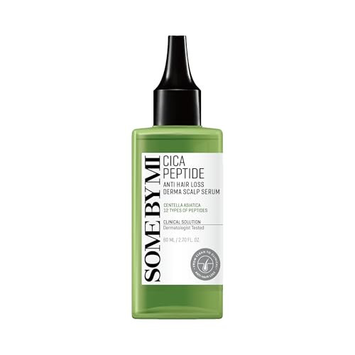 SOME BY MI Cica Peptide Anti Hair Loss Derma Scalp Serum 2.7 fl oz– No Wash Scalp Treatment for Thinning Hair & Sensitive Scalp – Soothing, Hydrating Hair Growth Care Korean Haircare | Amazon (US)