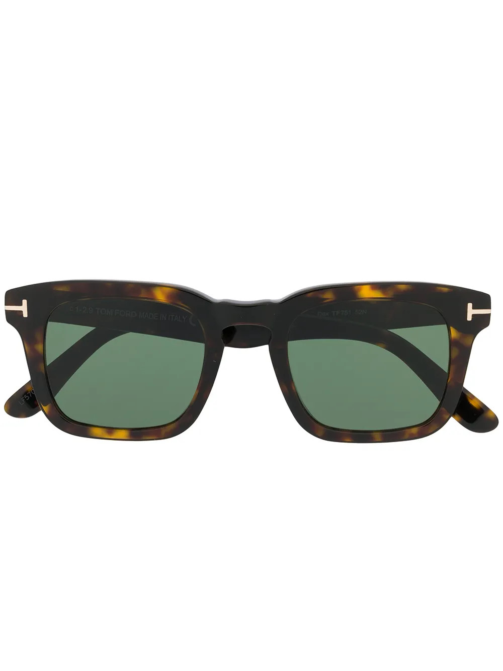 TOM FORD Eyewear Tortoiseshell square-frame Sunglasses | Brown | FARFETCH | Farfetch Global