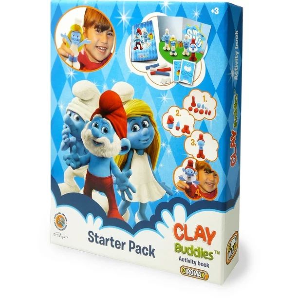 Smurfs Clay Buddies Starter Pack - Walmart.com | Walmart (US)
