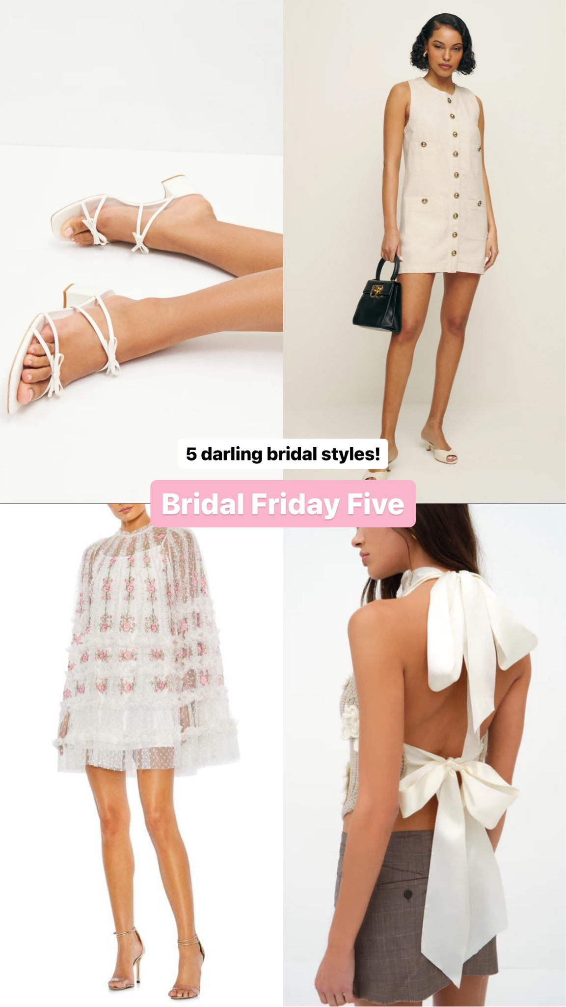White bridal styles and wedding event looks! 🥂 #wedding #bridal #whitedress 

#LTKwedding #LTKSeasonal #LTKparties