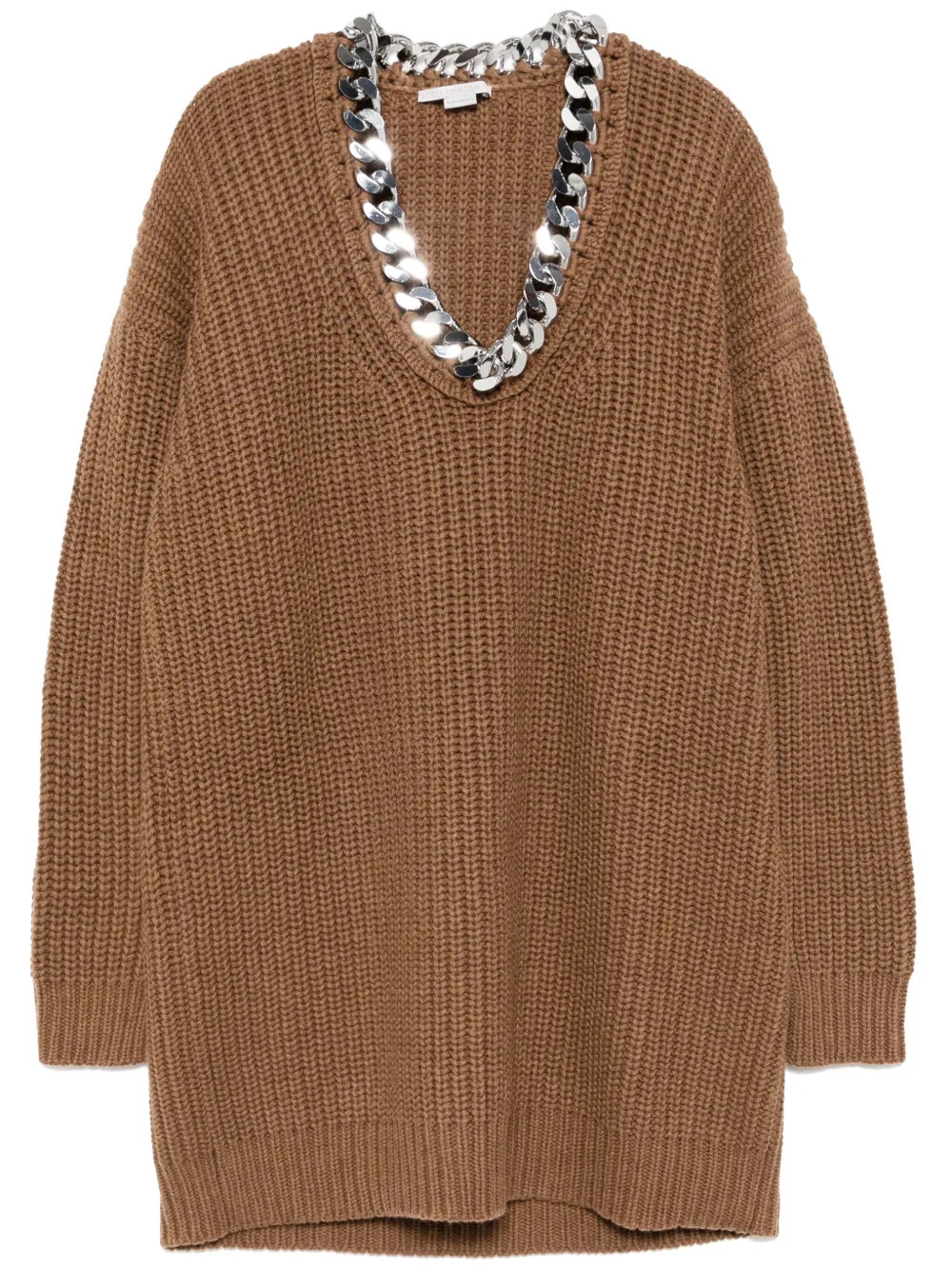 Stella McCartney Falabella Chain Jumper | Brown | FARFETCH | Farfetch Global