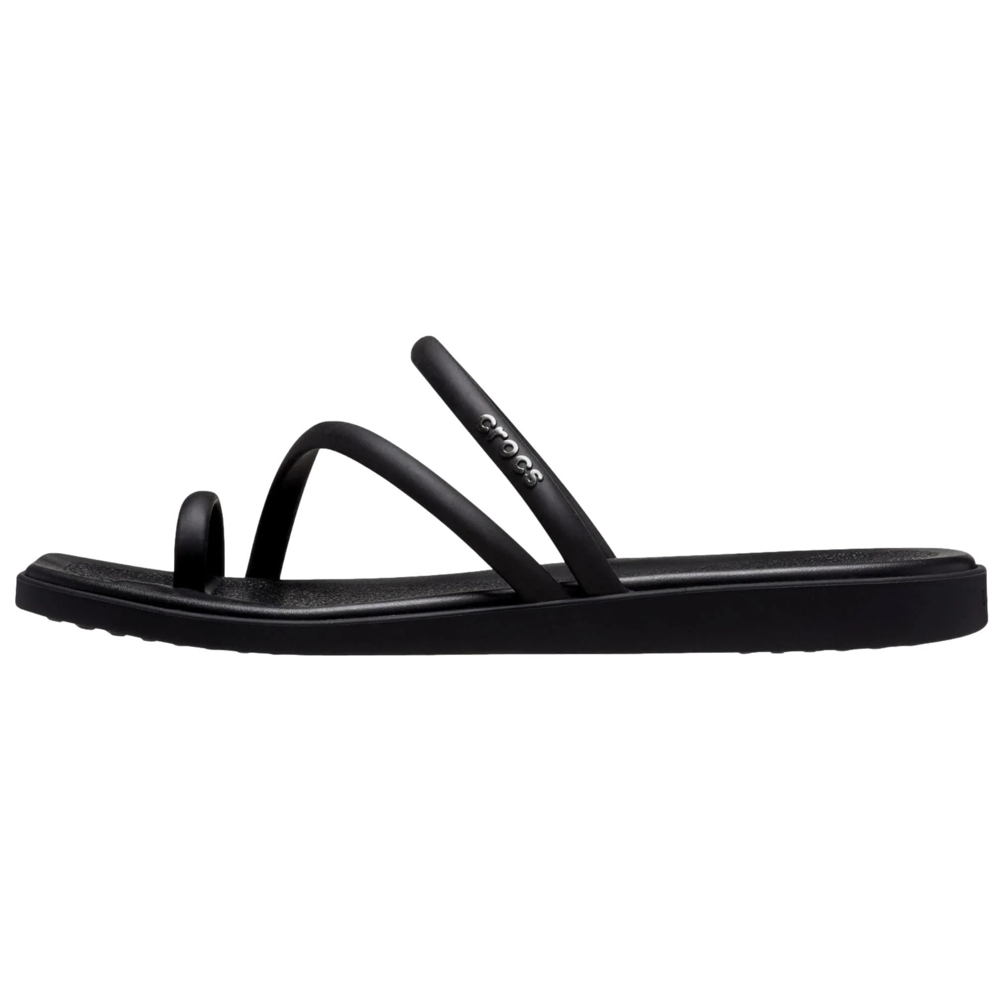 Crocs Miami Toe Loop Sandal Black 209862-001 Women's | Shop Simon