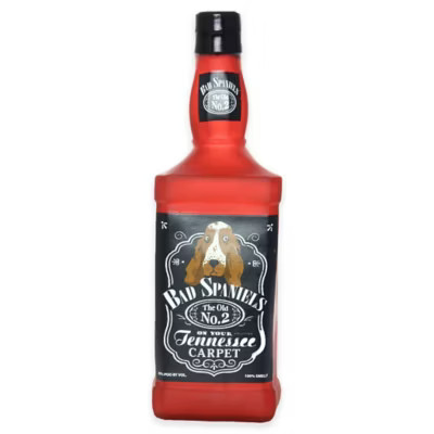 Silly Squeakers Liquor Bottle Bad Spaniels Dog Toy in Black/Brown | Bed Bath & Beyond
