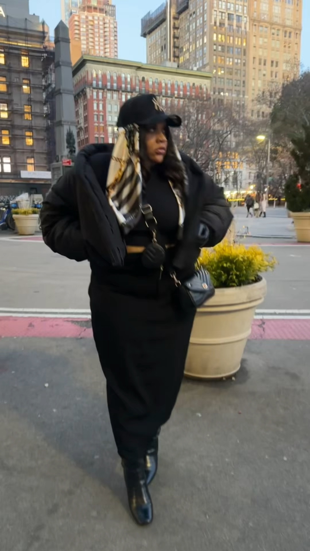 What I wore in NYC. Plus size winter outfit inspo🖤 #plussizeootd #winterfashion #nycfashion #plussizewinterfashion 

#LTKPlusSize #LTKMidsize #LTKSeasonal