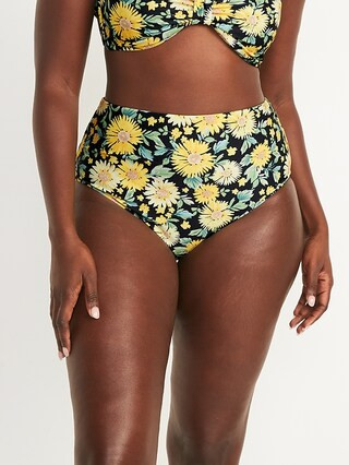 High-Rise Classic Bikini Swim Bottoms for Women | Old Navy (US)