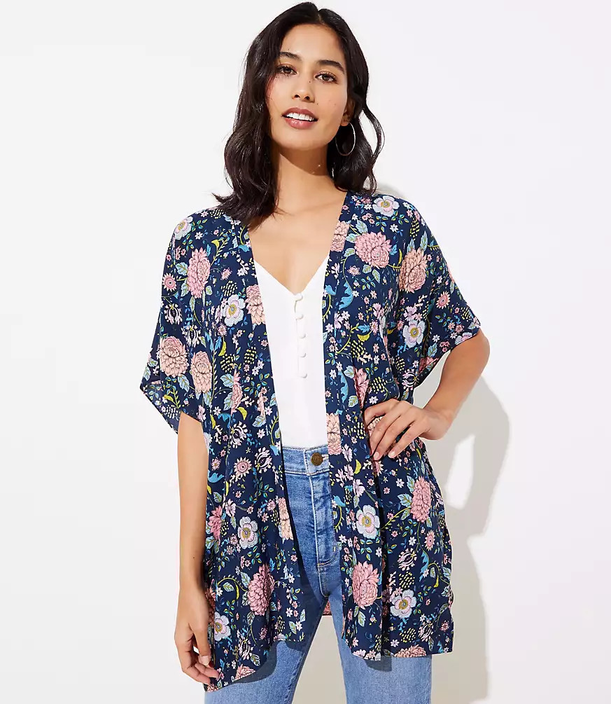 Floral Kimono | LOFT