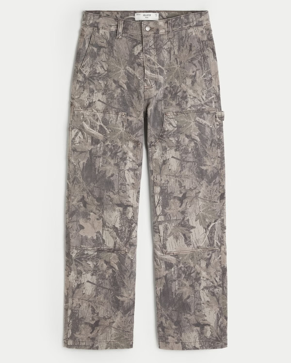 Camo Baggy Painter Jeans | Hollister (US)