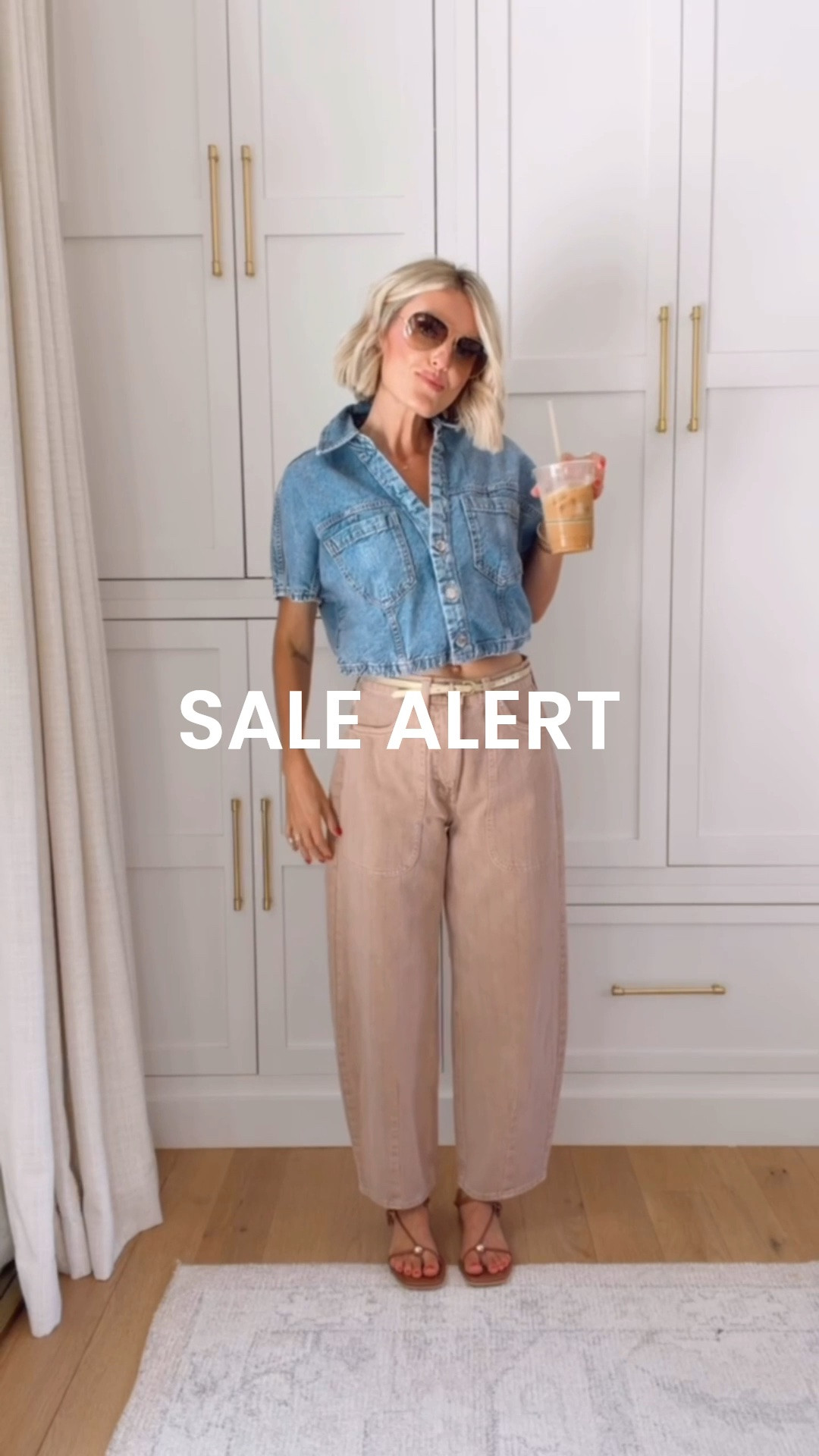 Don’t know if I’ll ever get over this denim top and tan barrel jeans combo! Plus these jeans  are currently 30% off and under $30 😍👏🏻 So good and perfect for transitional weather. Wearing XS/4

Loverly grey, Zara fashion finds, Target style finds, barrel jeans how to style, denim crop button down, fall outfit inspo, late summer early fall style

#LTKSeasonal #LTKSaleAlert