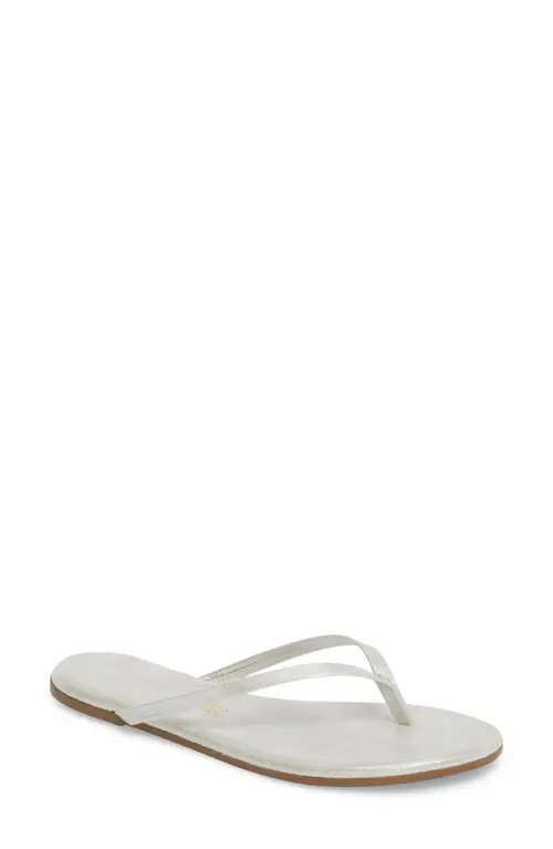 TKEES 'Glitters' Flip Flop in Gleam Leather at Nordstrom, Size 7 | Nordstrom