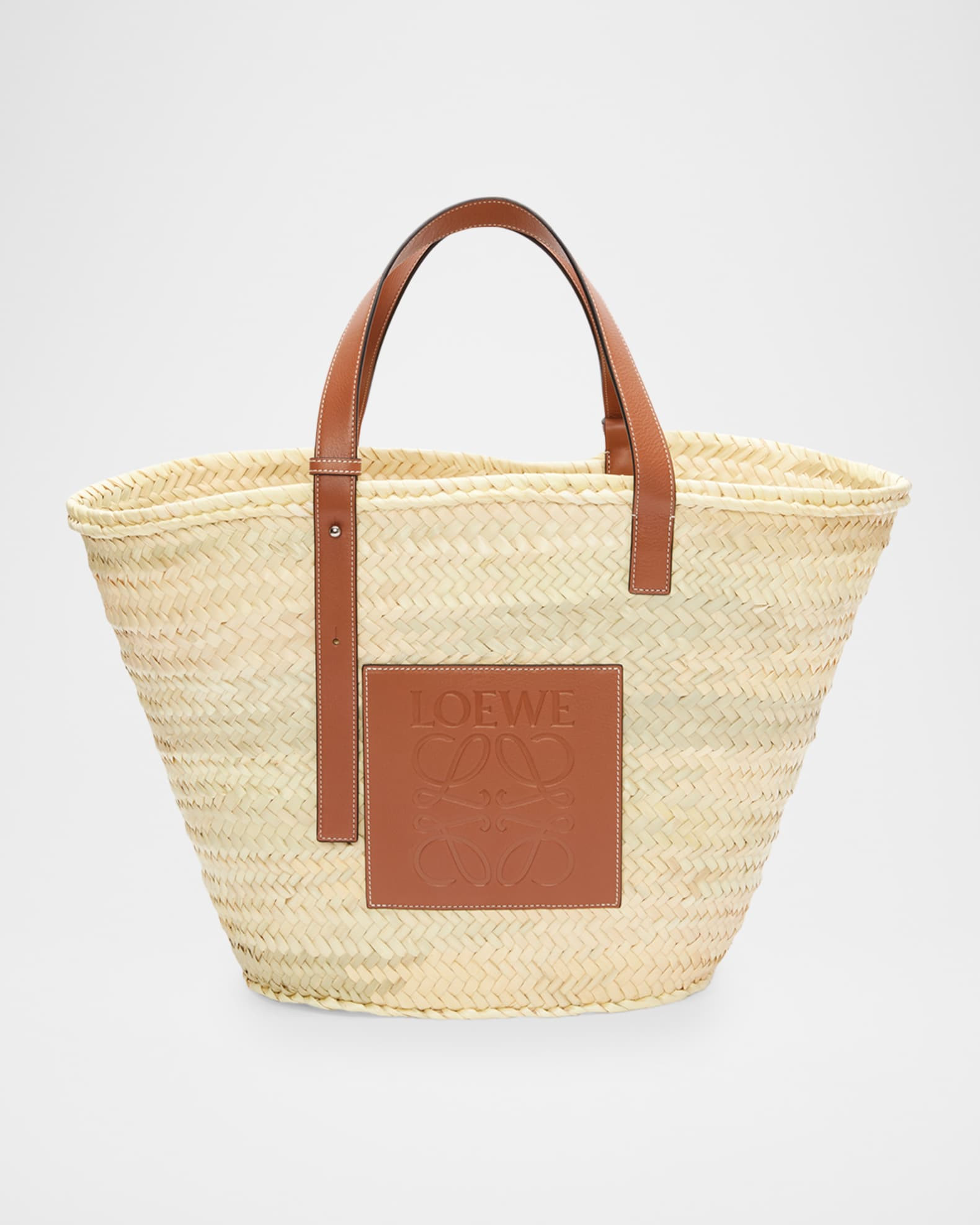Classic Basket Raffia Tote Bag | Neiman Marcus