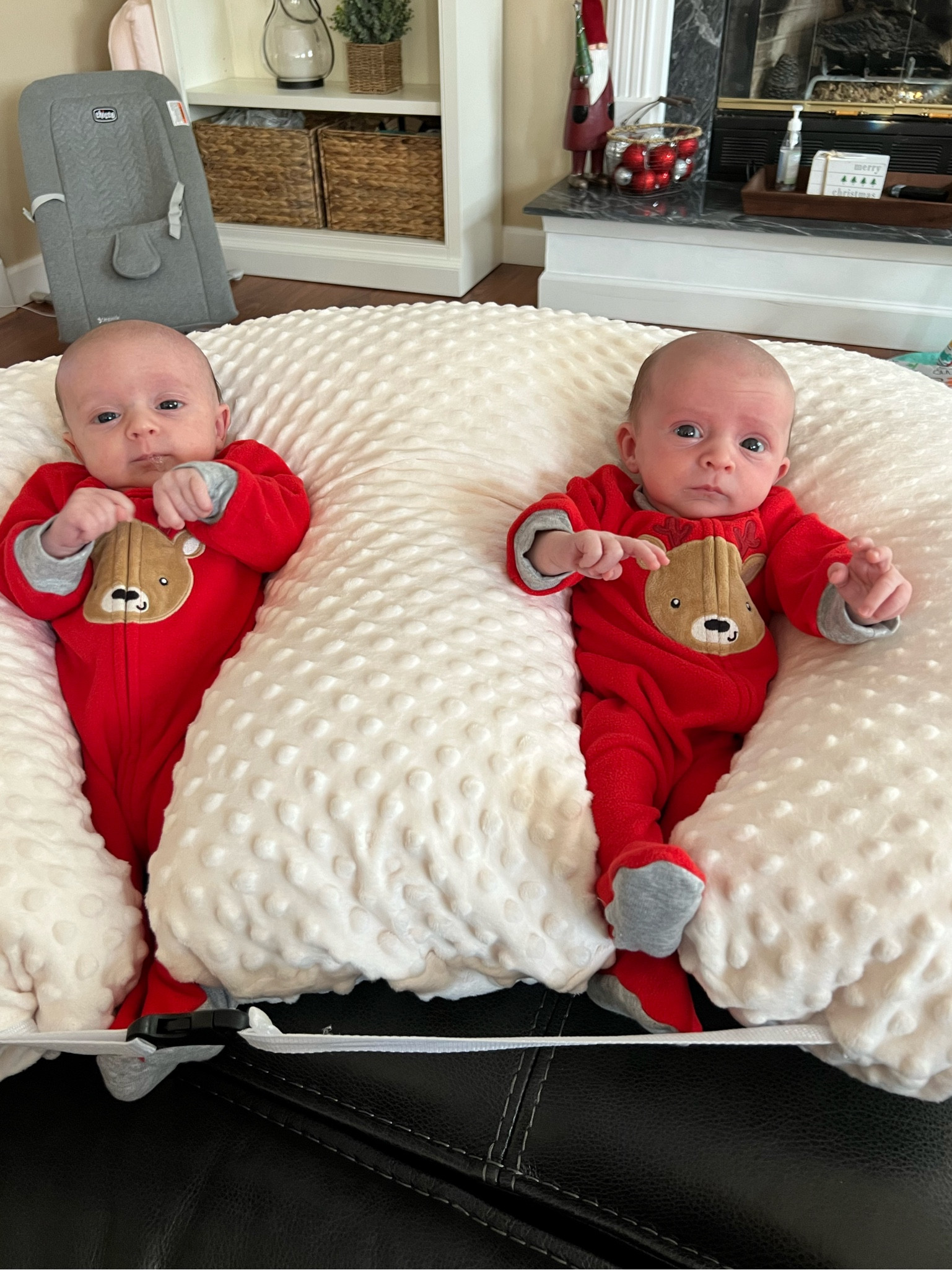 Twin z pillow is great for breastfeeding, bottle feeding & naps!
