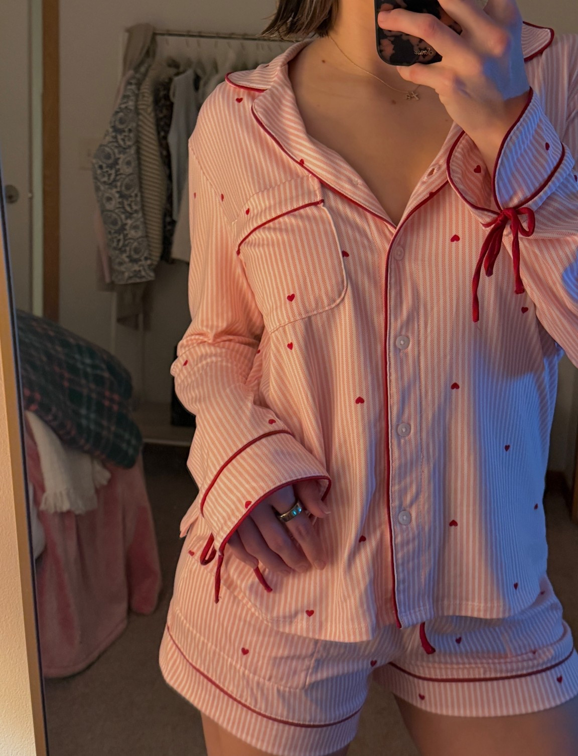 maybe my all-time favorite pajamas 🤭💌 Matching Pajama Set Valentine’s Day Pajamas Target Auden Pajama Set

#LTKValentine
