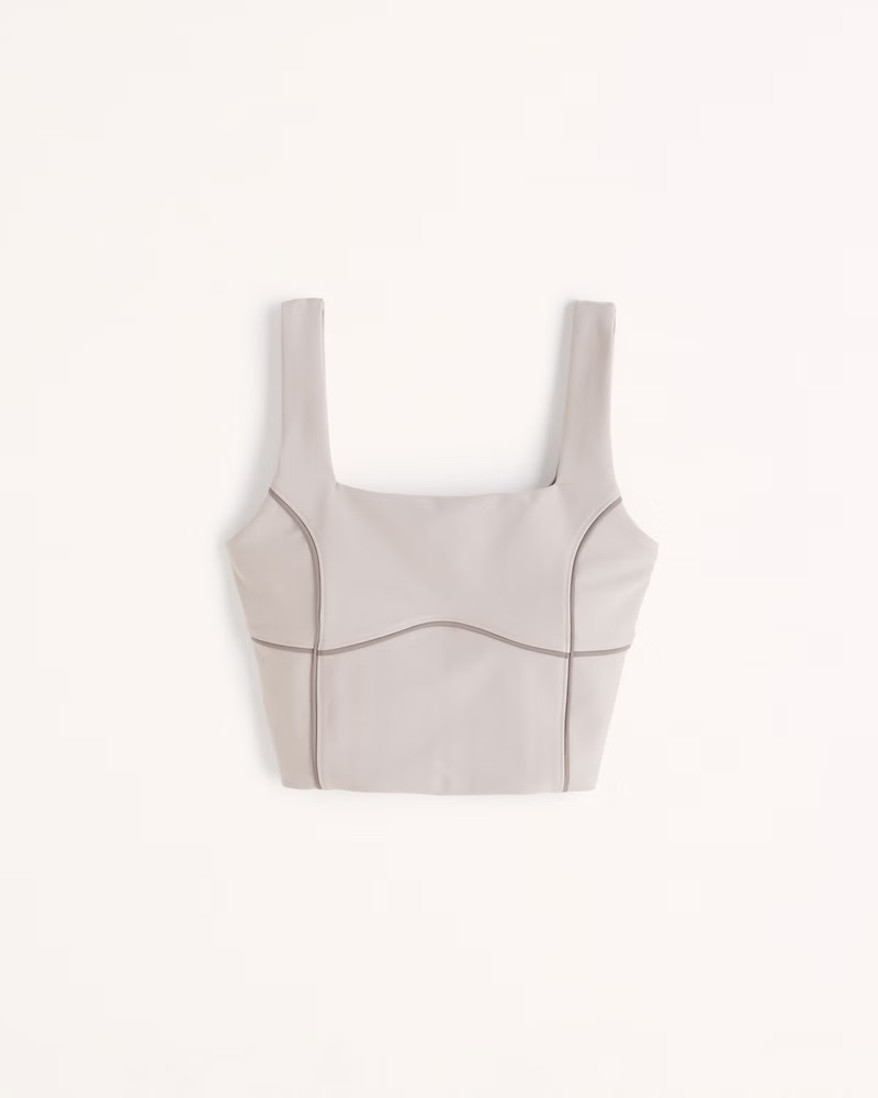 YPB Squareneck Slim Tank | Abercrombie & Fitch (US)