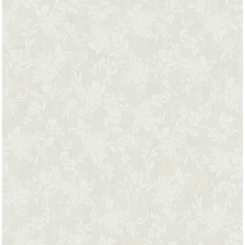 Tyrion Tonal Floral 33' L x 20.5" W Wallpaper Roll | Wayfair North America