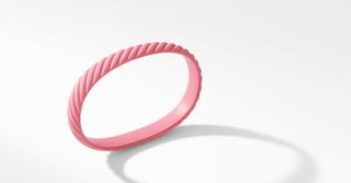 DY x BCRF Cable Pink Rubber Bracelet | David Yurman