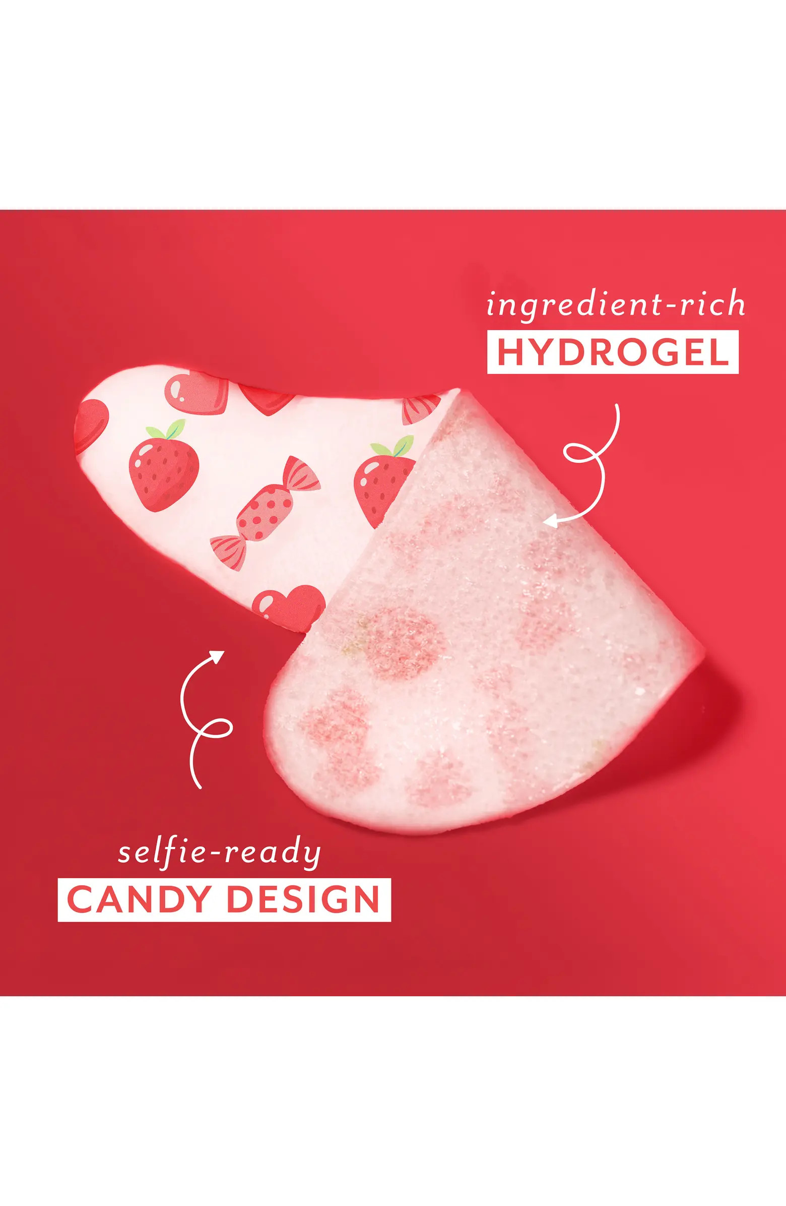Eye Want Candy 5-Pack Smoothing & Hydrating No-Slip Eye Patches | Nordstrom