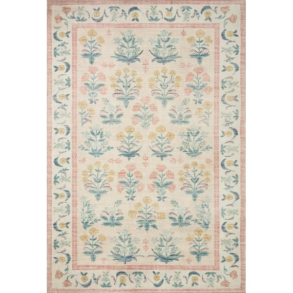 Eden feat. CloudPile (TM) - Mughal Rose (EDE-01) Area Rug | Rugs Direct