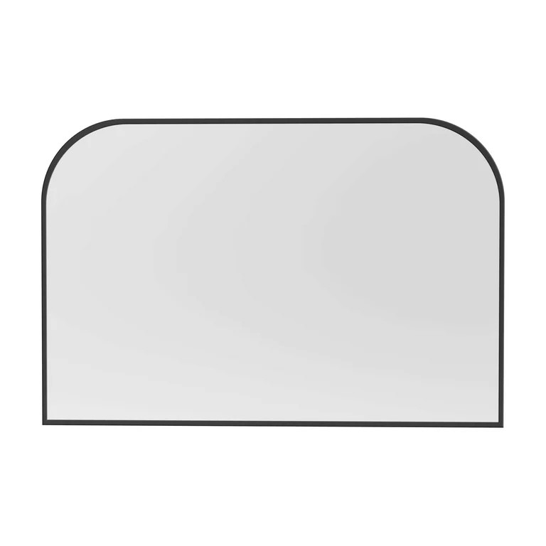Mainstays 36"x24" Mantel Wall Mirror, Black - Walmart.com | Walmart (US)