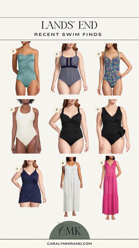 My recent Lands’ End swim & cover-up finds! So many of their styles come in plus, standard, and petite sizing. Use code TRENDS for up to 60% off Lands’ End swim. 

#LTKSeasonal #LTKPlusSize #LTKSwim