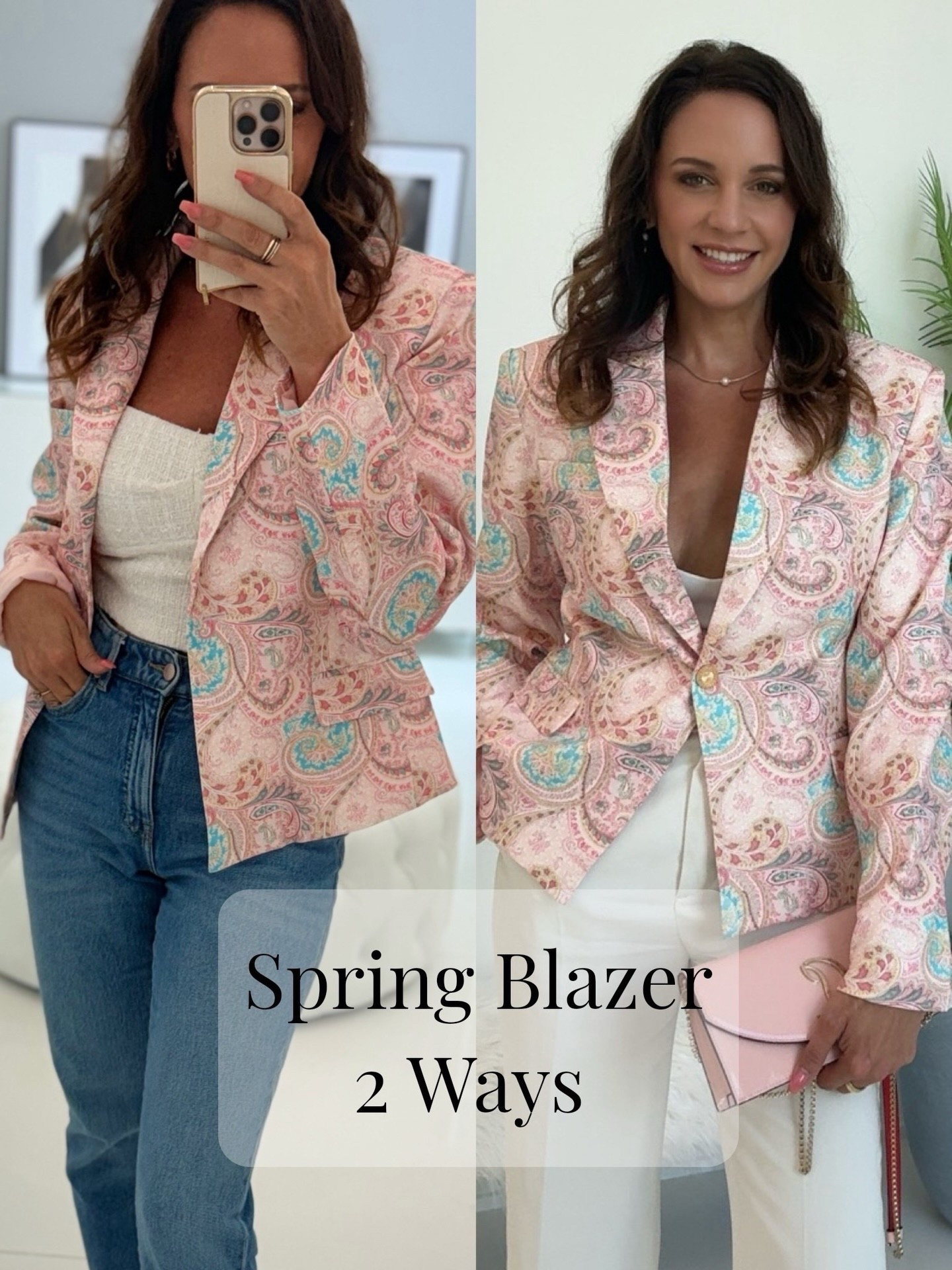 Everyday casual to professional business wear for work.

Rather your pairing the pastel floral blazer with jeans or white pants you will instantly have a fresh new wardrobe for all your spring looks.

Comment SHOP below to receive a DM with the link to this post on my LTK ⬇

 #ltkover40 #ltkdayinmylife #ltkworkwear #workwearfashion #officeoutfits