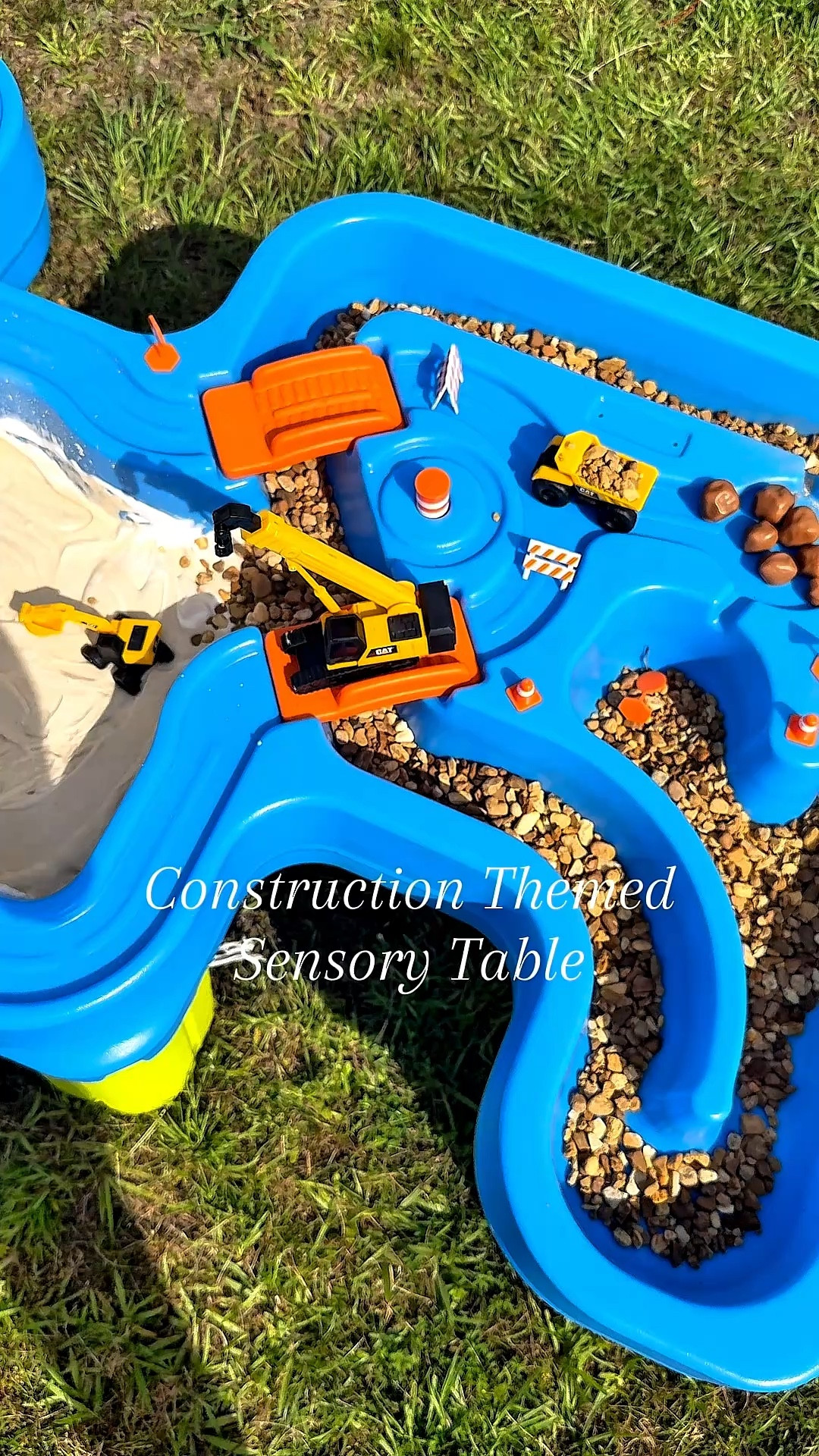 Construction themed sensory table #sensoryplay #kids #summer #toys 

#LTKKids #LTKFamily #LTKBaby