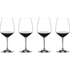 Riedel Exclusive Vinum Extreme Set of 4 Wine Glasses, Red Wine, Ideal For Cabernet, Bourdeaux | Amazon (US)