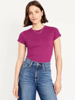 Snug Crop T-Shirt | Old Navy (CA)
