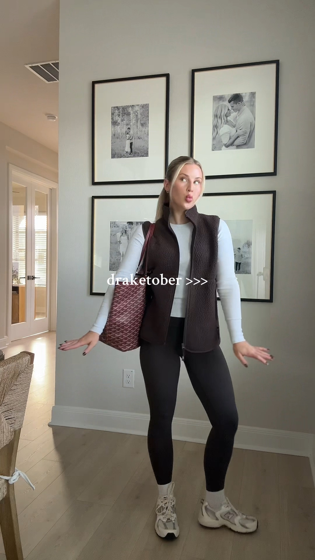 Brown athleisure fit