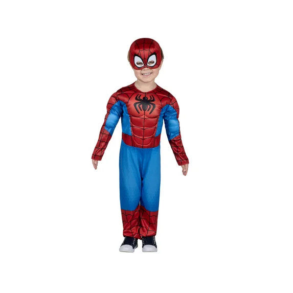 Marvel Spiderman Halloween Costume for Toddler, Size 2T, by Jazwares | Walmart (US)