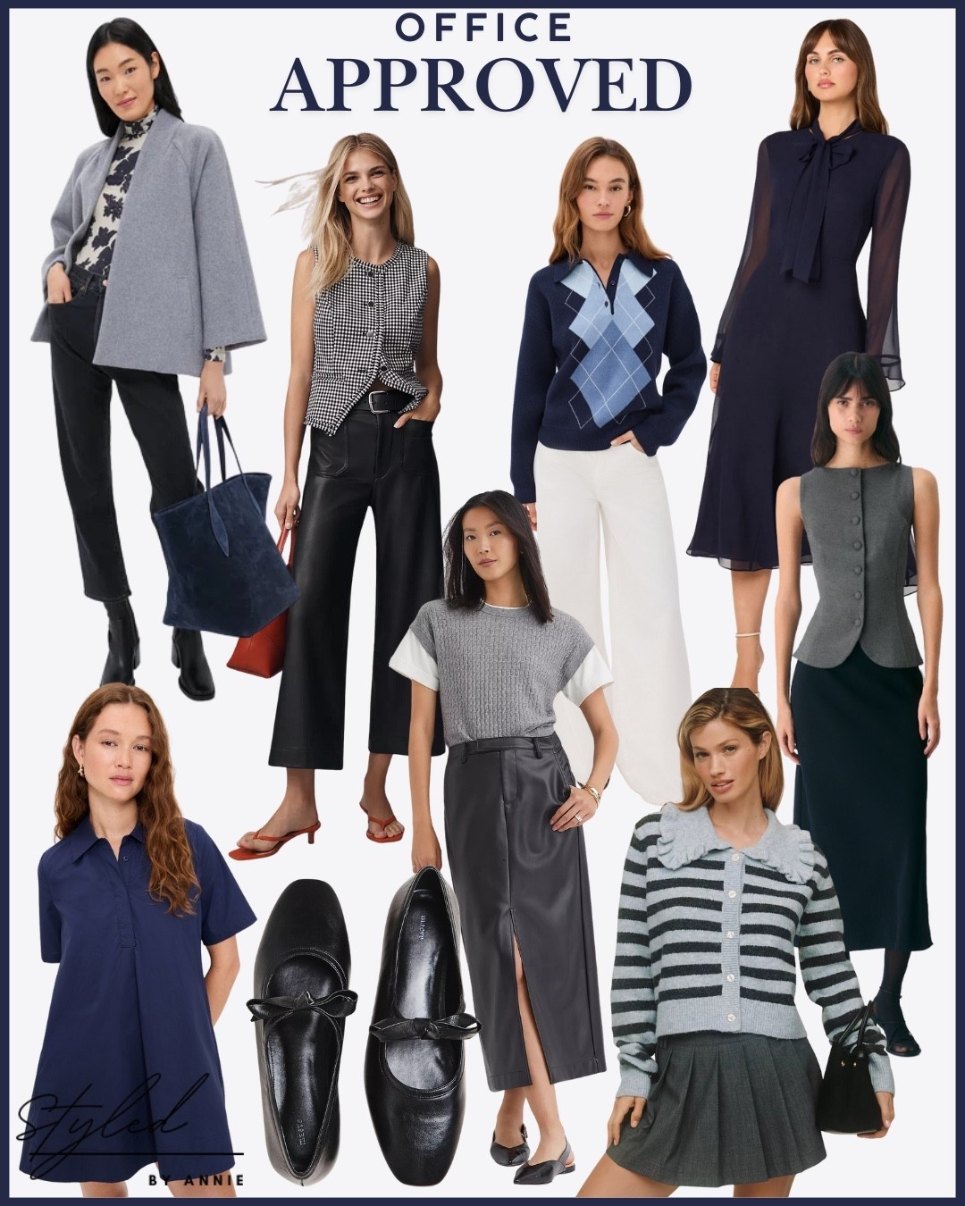 The Fall Workwear Edit! 💼👠

Shop these office-friendly looks to spice up your 9-5!!

#workwear #fall #fallclothes #workclothes #internship #worktote #workshoes #fallworkwear #cardigan #sweater #jeans #mididress #midiskirt #businesscasual #smartcasual #workappropriate #officeoutfit #officeapproved

#LTKStyleTip #LTKSeasonal #LTKWorkwear