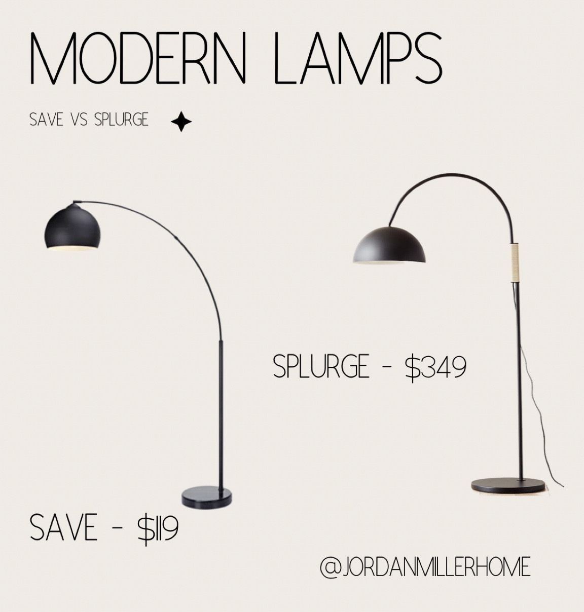 I splurged on this one for my living room. But was SO CLOSE to saving. Really love both of these modern floor lamps. 

#LTKFind #LTKhome #LTKstyletip