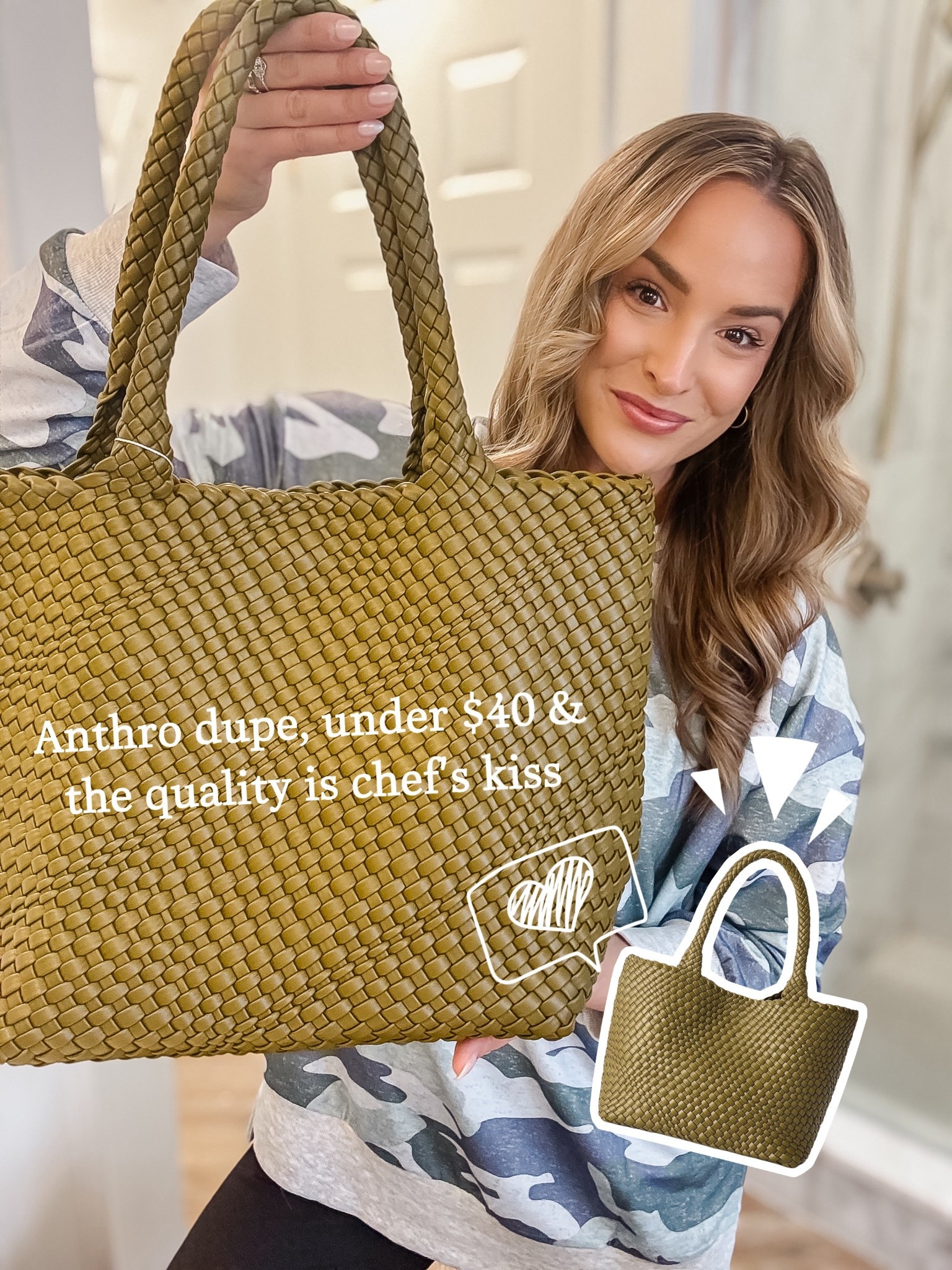 Anthro Dipe Bag UNDER $40 - a total chef’s kiss!! 

#LTKootd #LTKmomlife #LTKValentine