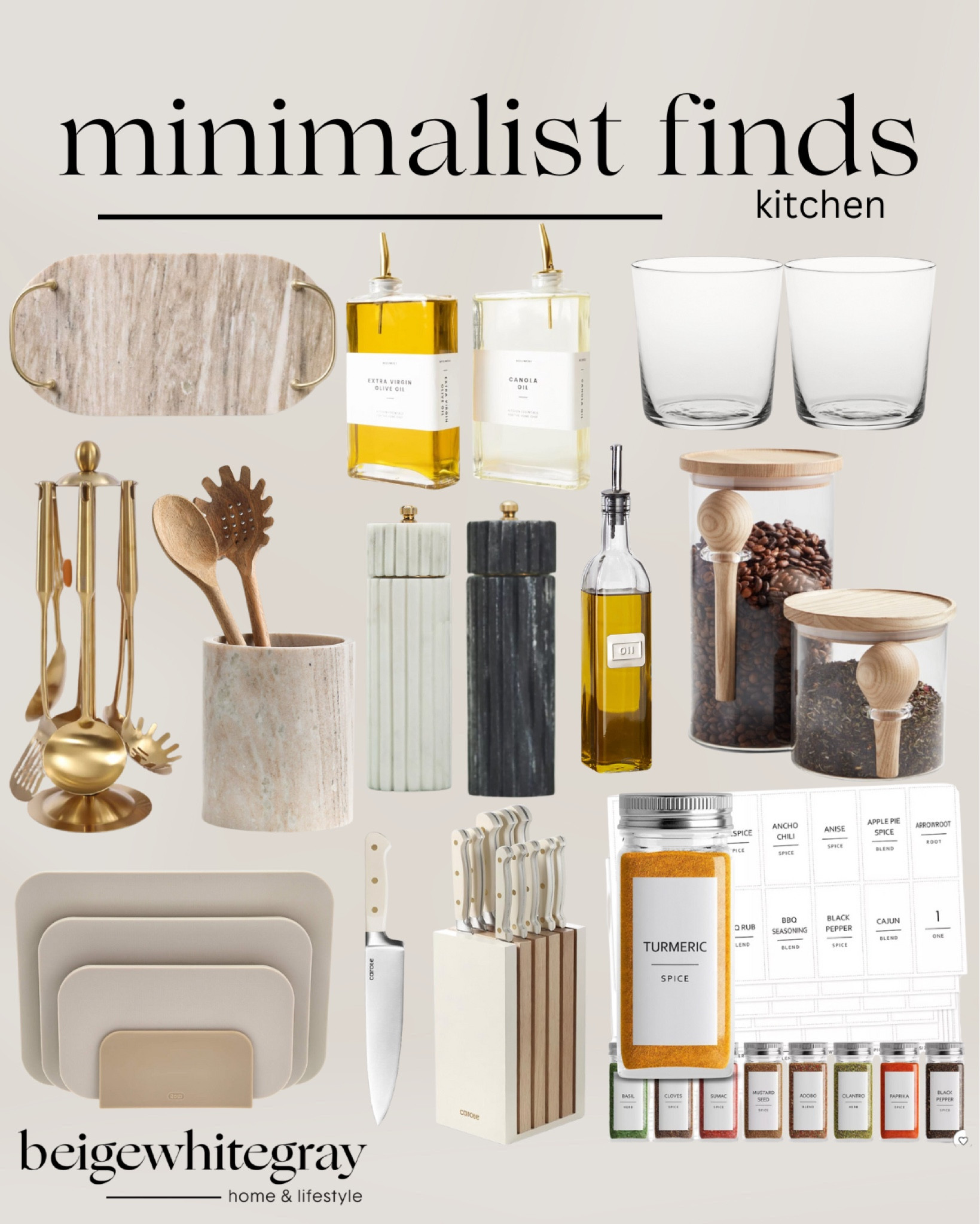 Minimalist Kitchen Finds

kitchen essentials  kitchen finds  minimalist kitchen  neutral kitchen  kitchen storage  oil bottle  spice labels  cutting boards  kitchen refresh  kitchen utensil holder

#LTKFindsUnder50 #LTKHome #LTKFindsUnder100