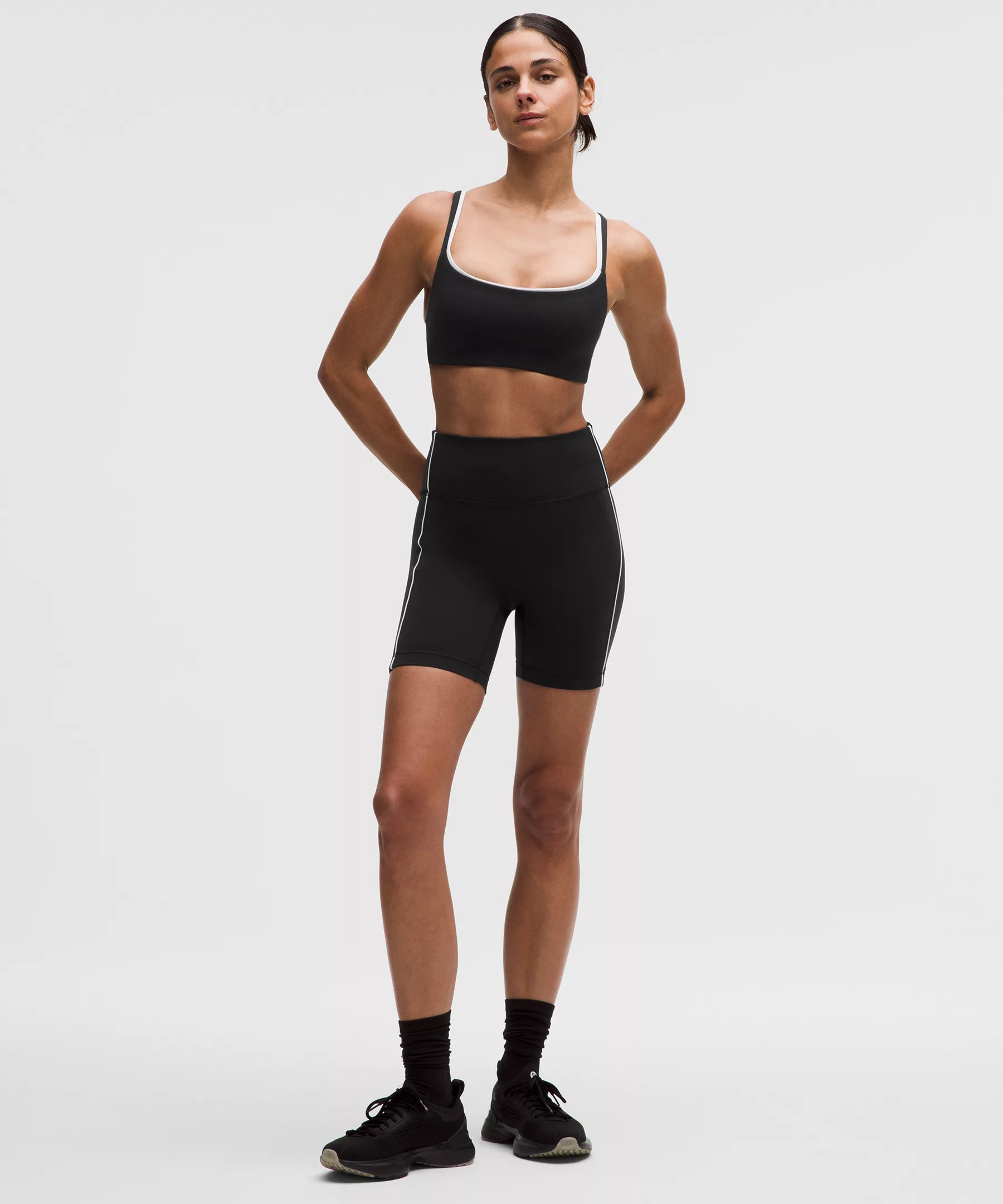 Wunder Train No-Line Piped High-Rise Short 6" | Lululemon (US)