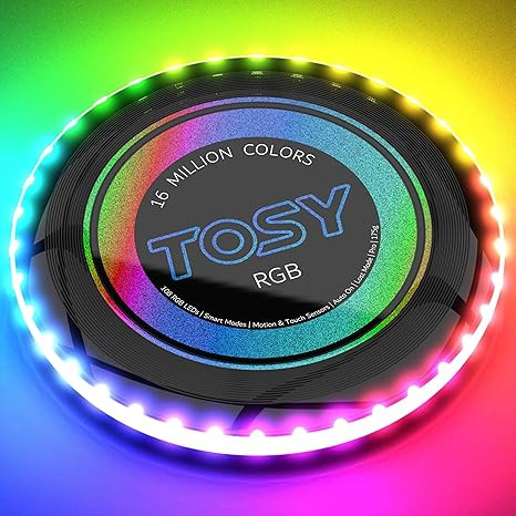 TOSY 16 Million Color Flying Disc - 36 RGB LEDs, Extremely Bright, Smart Modes, Countless Styles,... | Amazon (US)