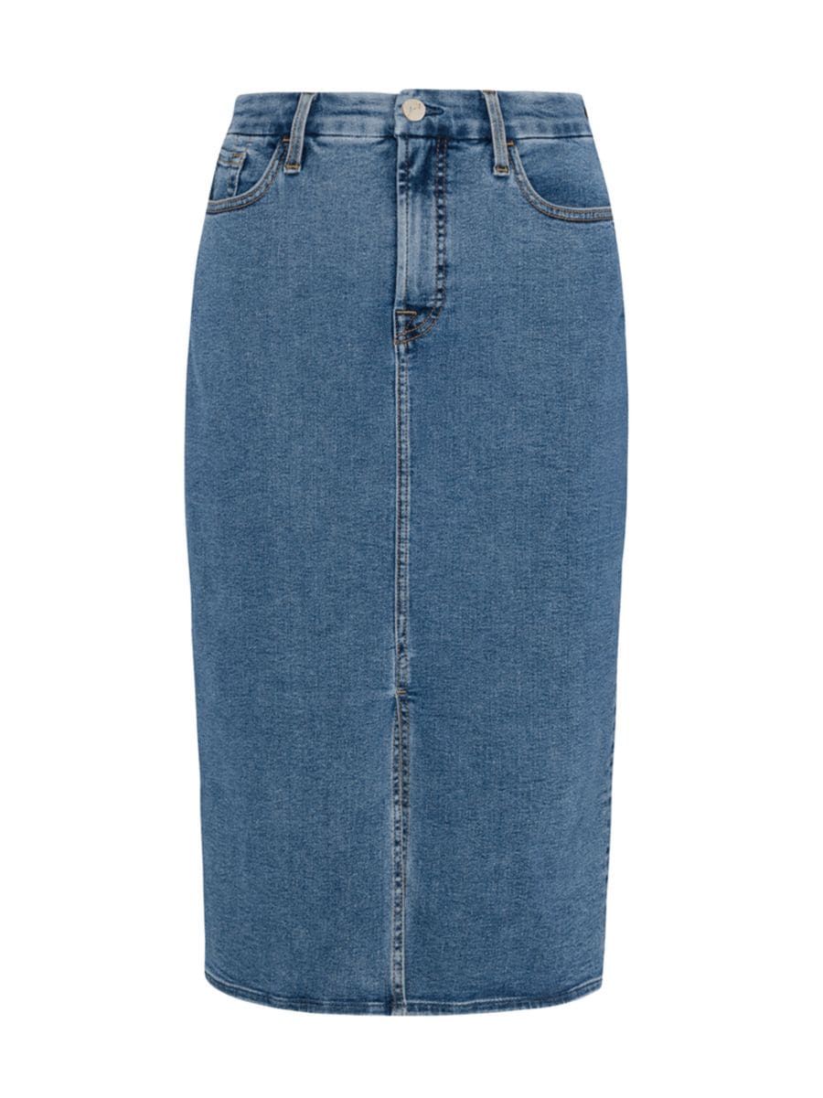 Le Disco Denim Pencil Skirt | Saks Fifth Avenue