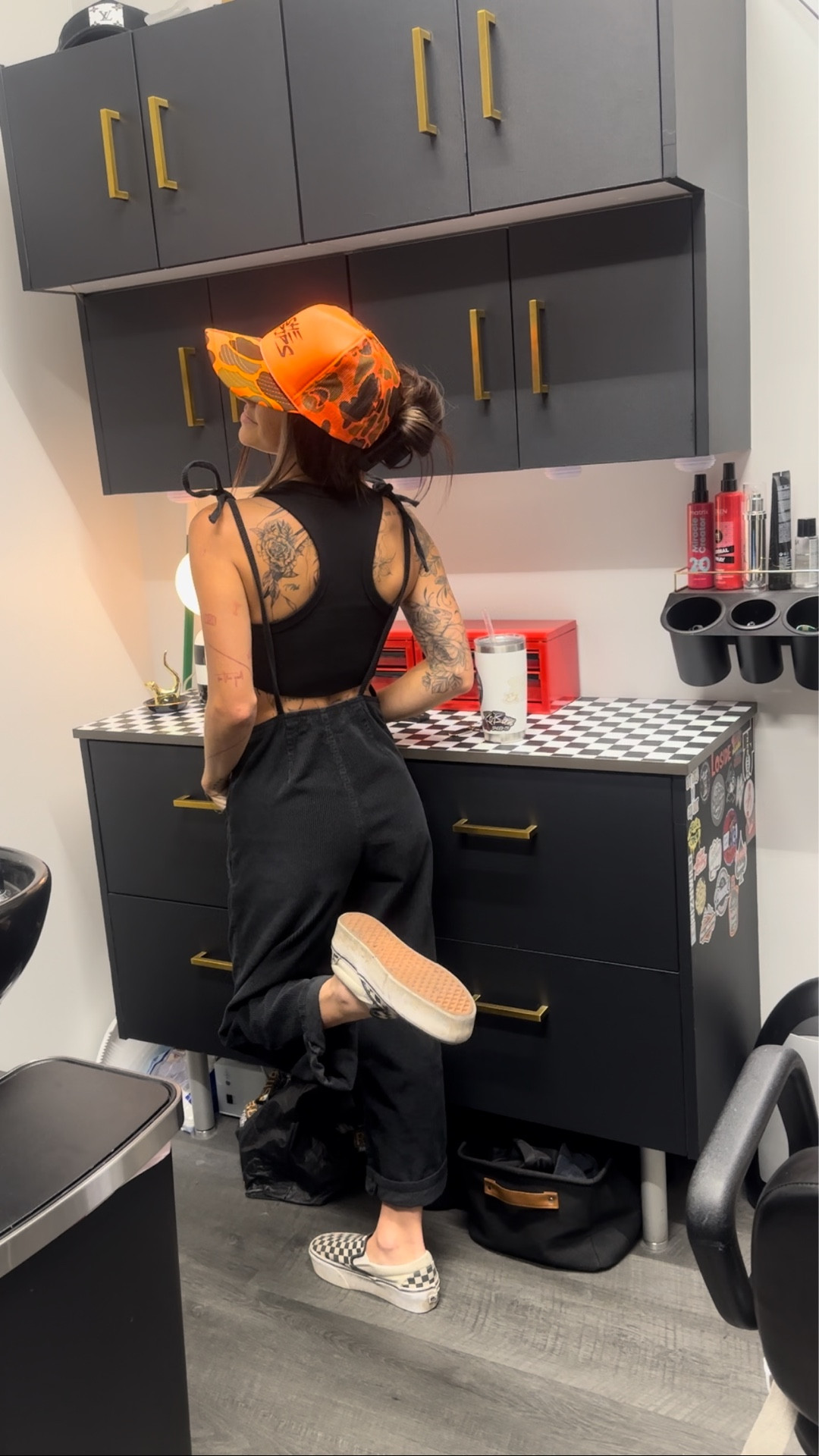 Hat- She Rips
Tank- She Rips
Vans- Shoes
Jewlery- She Rips
Overalls- Urban 

#LTKActive #LTKU #LTKPetite