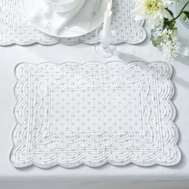 Brittany Placemats – Set of 2 | Kitchen and Dining | The  White Company | The White Company (UK)
