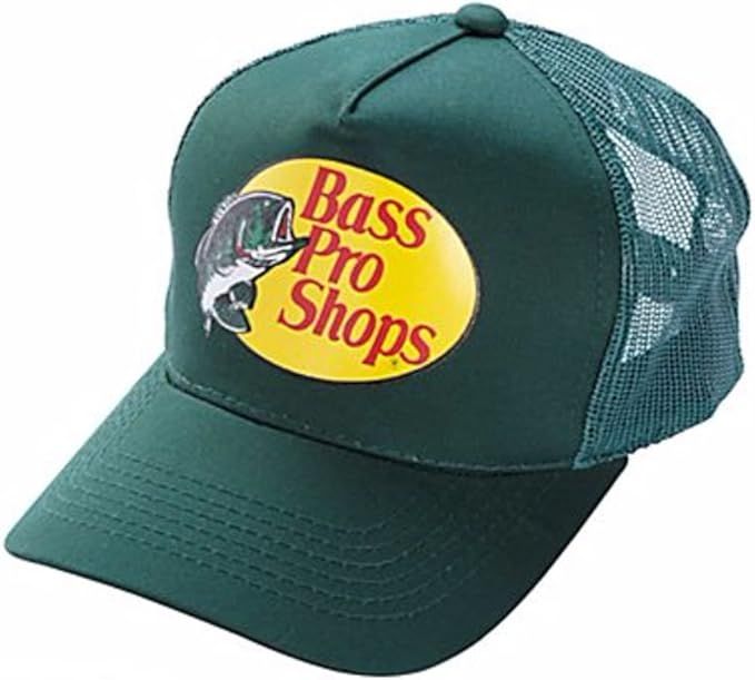 Bass Pro Shops Men's Trucker Hat Mesh Cap - One Size Fits All Snapback Closure - Great for Huntin... | Amazon (US)