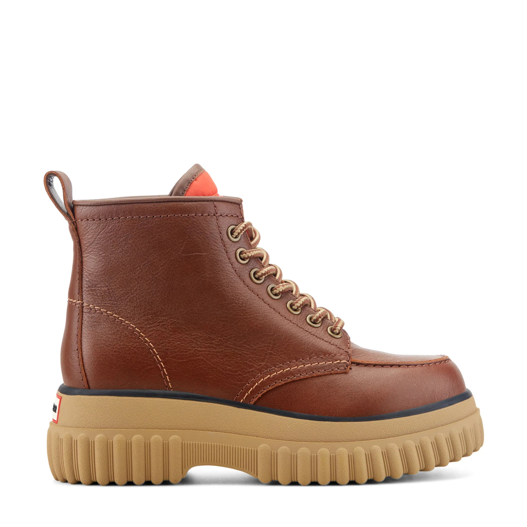 Women's Juniper Waterproof Leather Boots - Medium Brown Leather | Hunter Boots | Hunter Boots