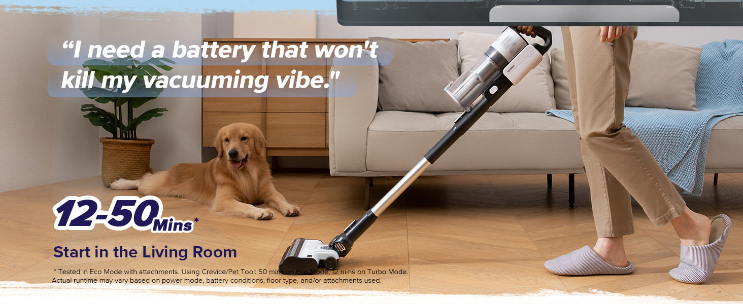 LEVOIT Cordless Vacuum Cleaner, Stick Vac with Tangle-Resistant Design, Up to 50 Minutes, Powerfu... | Amazon (US)