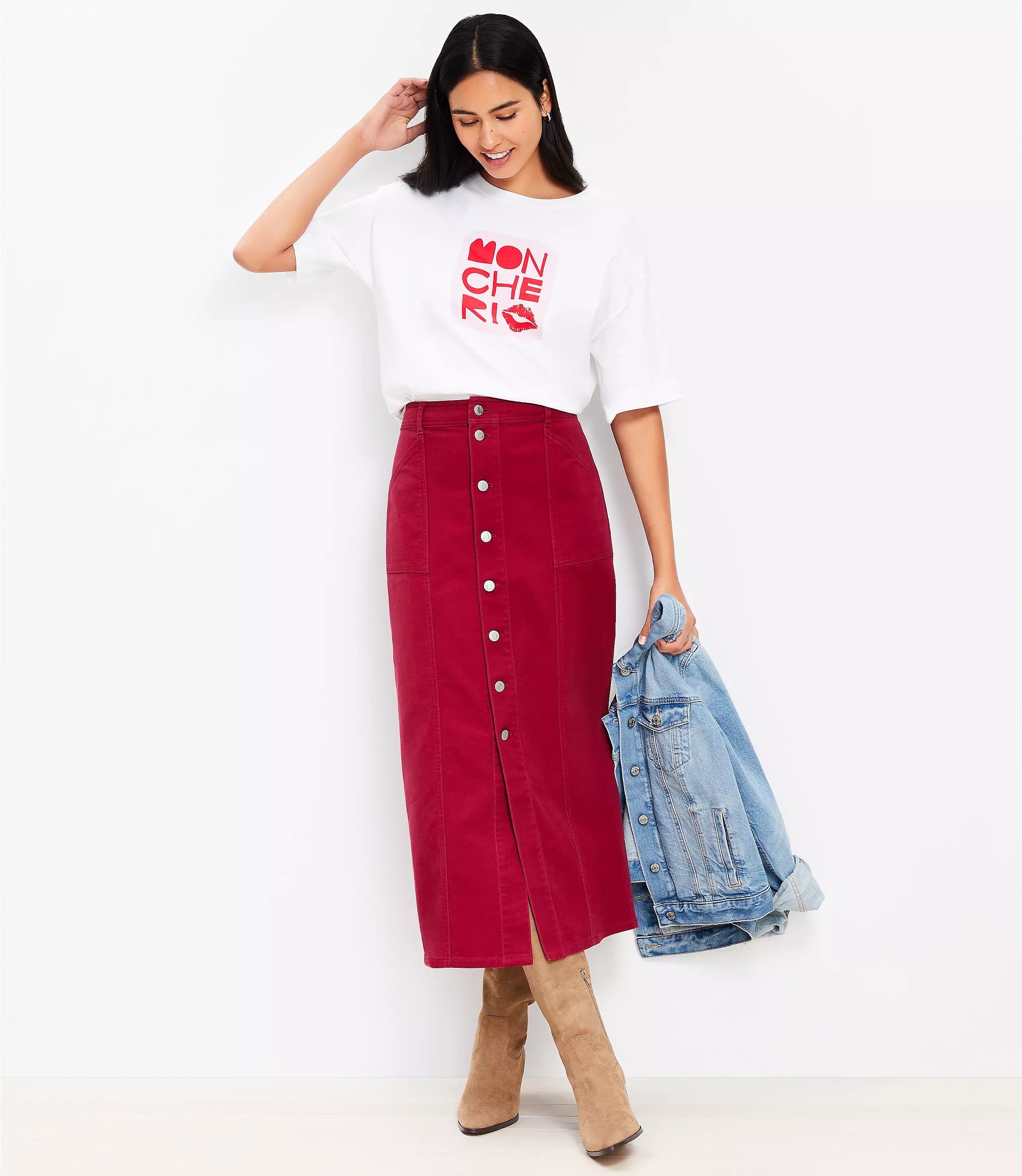 Mon Cheri Modern Tee | LOFT