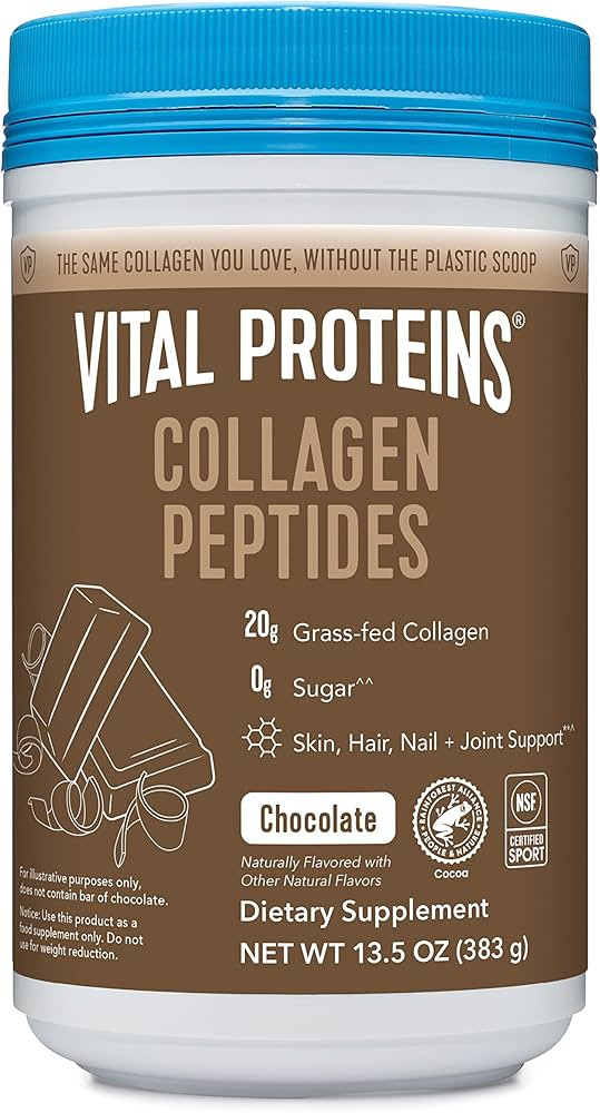 Vital Proteins Collagen Peptides Powder, Promotes Hair, Nail, Skin, Bone and Joint Health, Chocol... | Amazon (US)